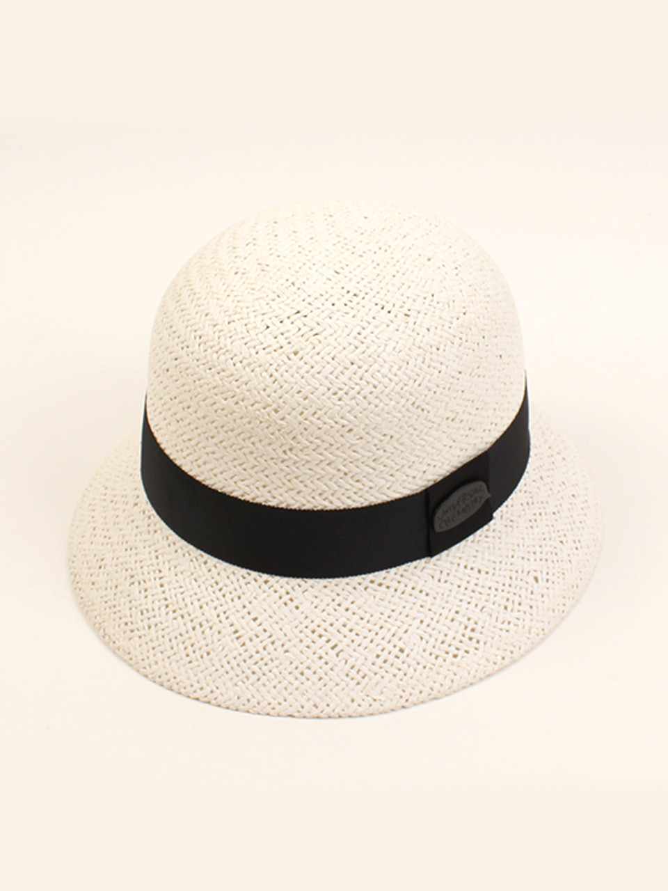 Летняя шляпа-федора Cool White Cloche Hat BK