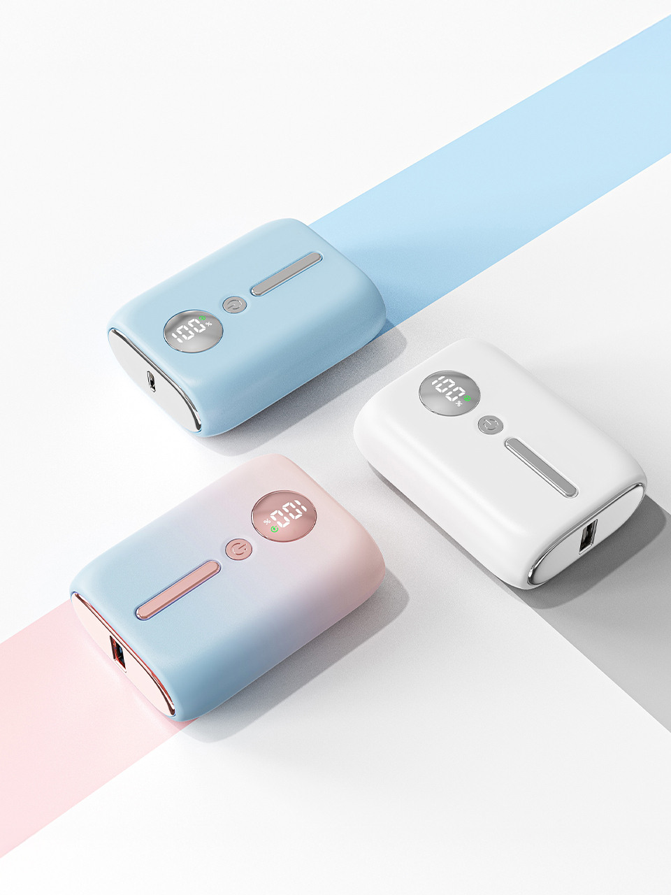GTees 10000mAh быстрая зарядка мини пауэрбанк 22.5W (пастельные цвета)