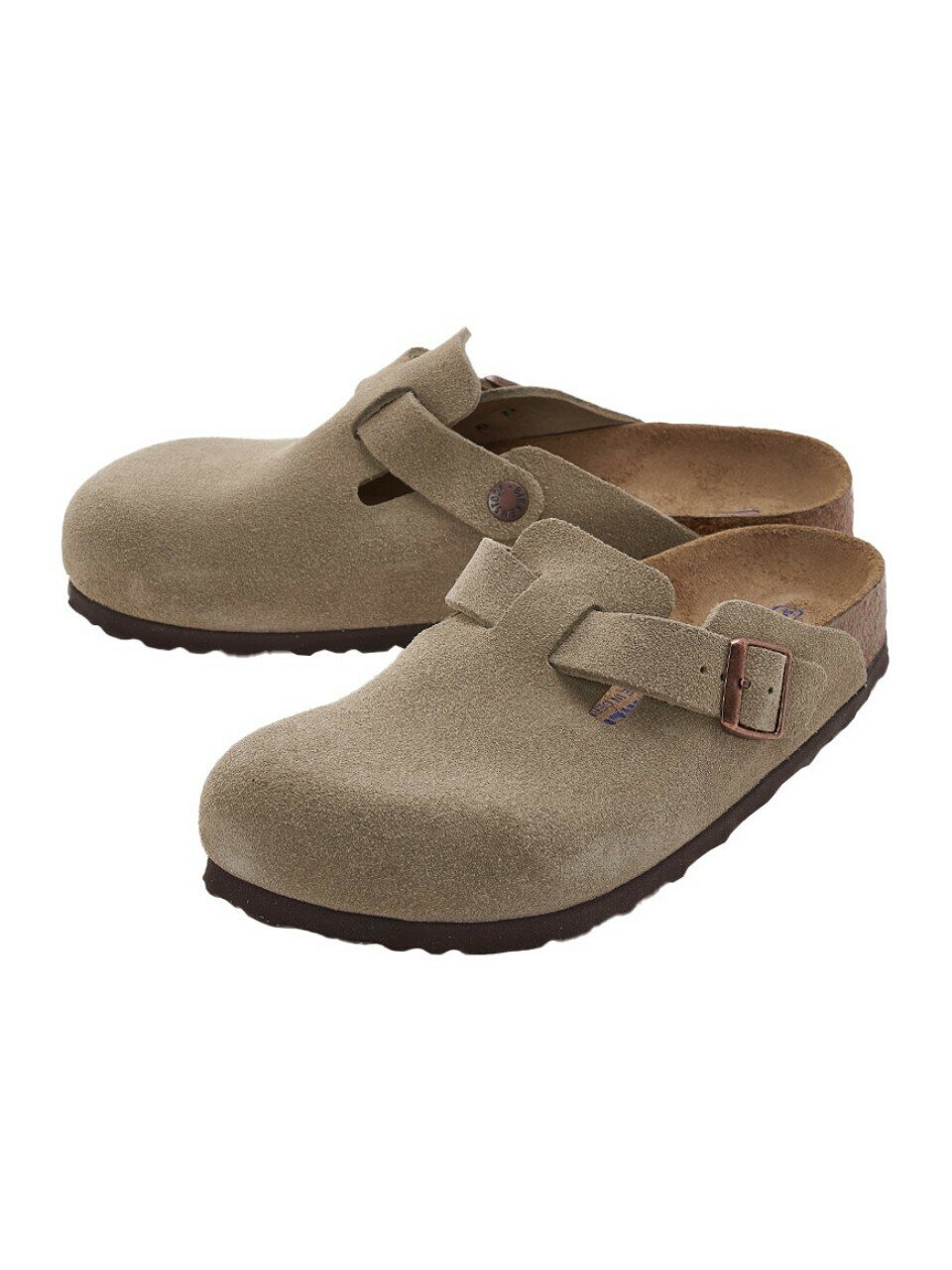 Birkenstock Сабо Boston из замши унисекс FW25 560773