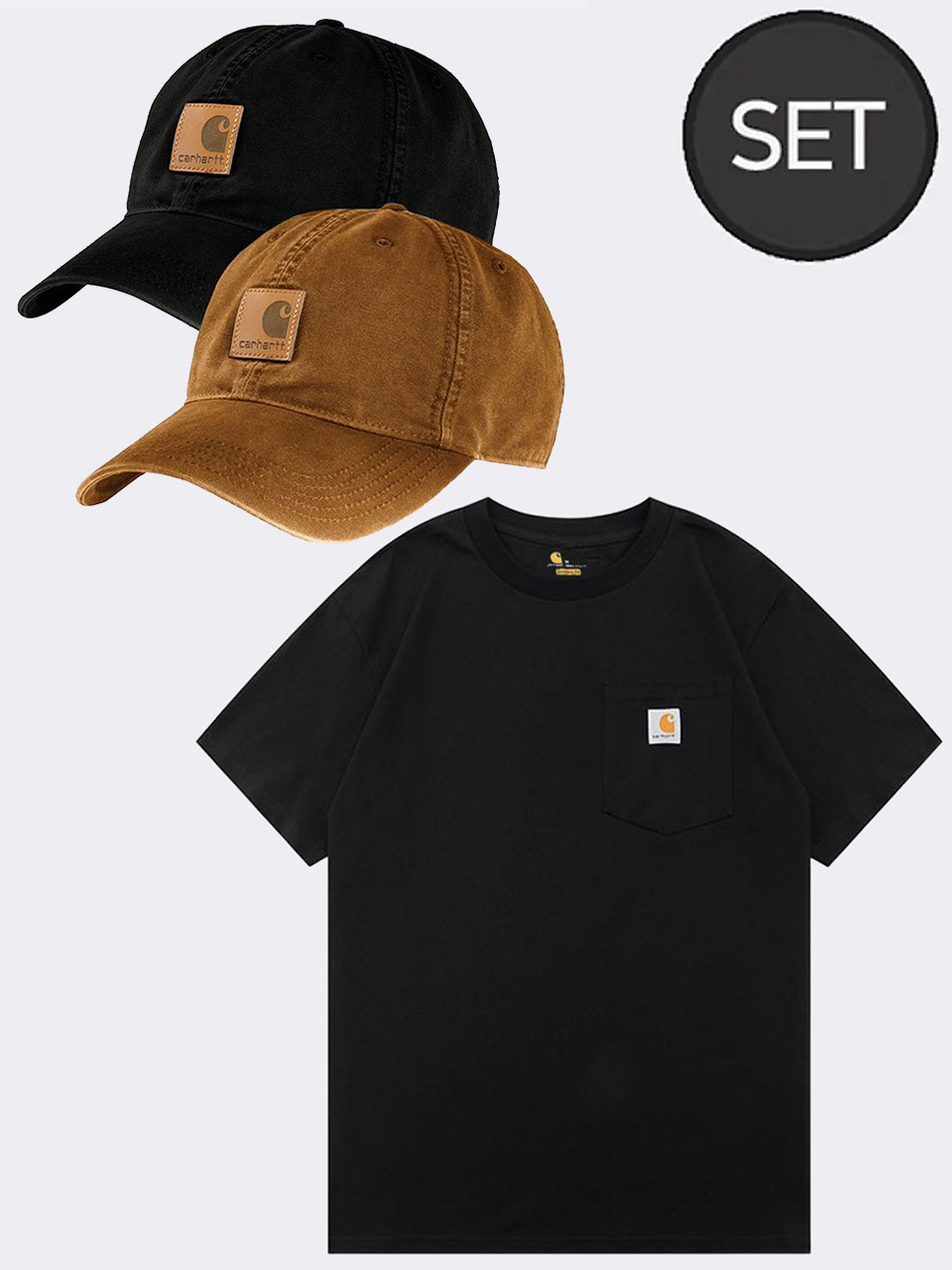 (Комплект) Футболка и кепка Carhartt