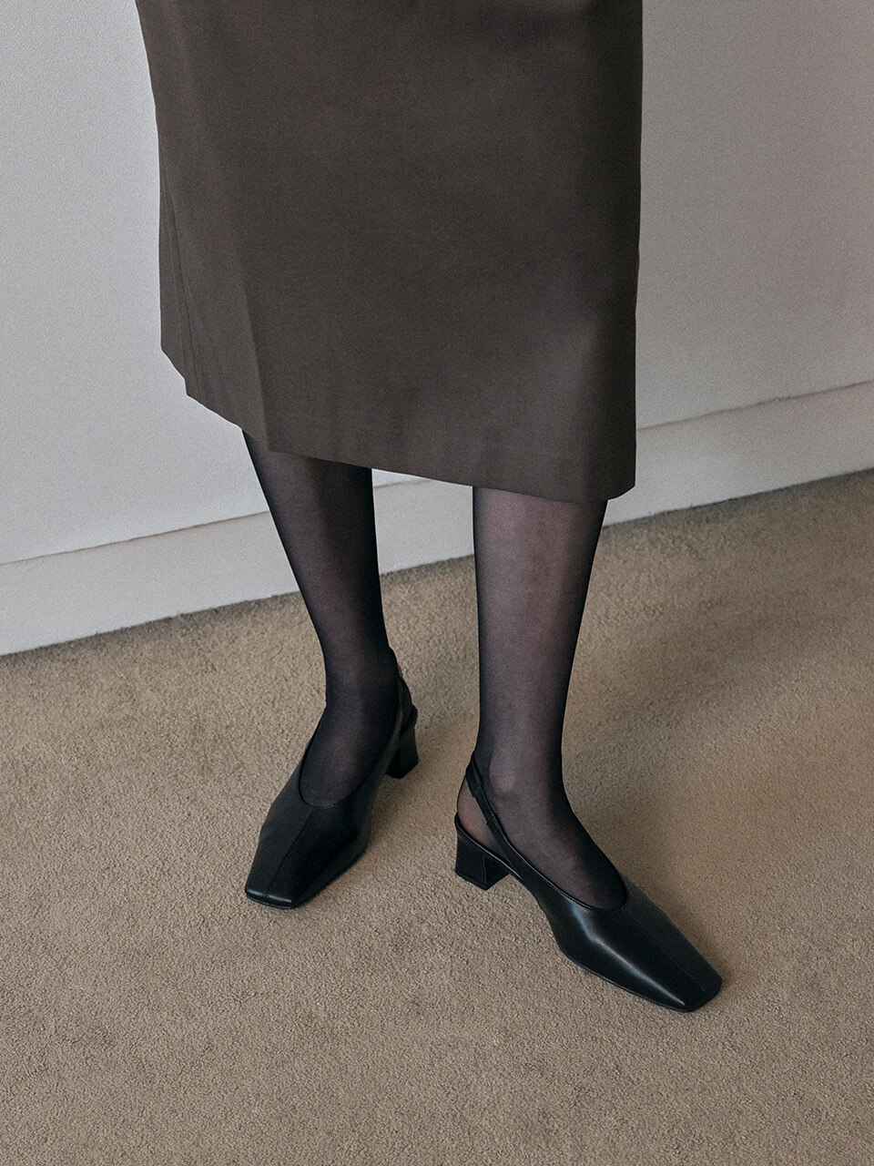 VERT Square Slingbacks (2color)