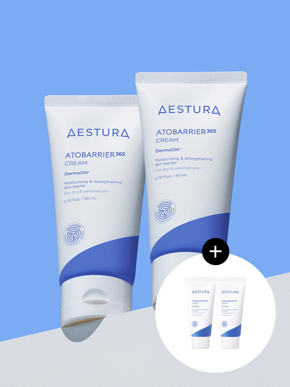 [Дуо] Крем AESTURA Atobarrier365 Cream 80ml, 2 шт.