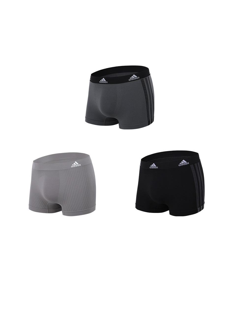 [3PACK] Бесшовные трусы-боксеры Soft Touch, набор из 3 базовых цветов