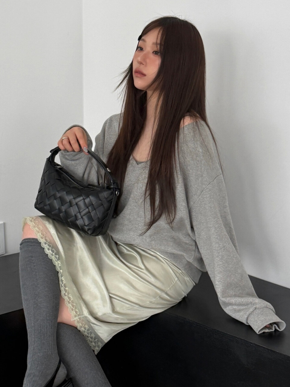 Тканая сумка на плечо Yvette_4colors CK2-20151510