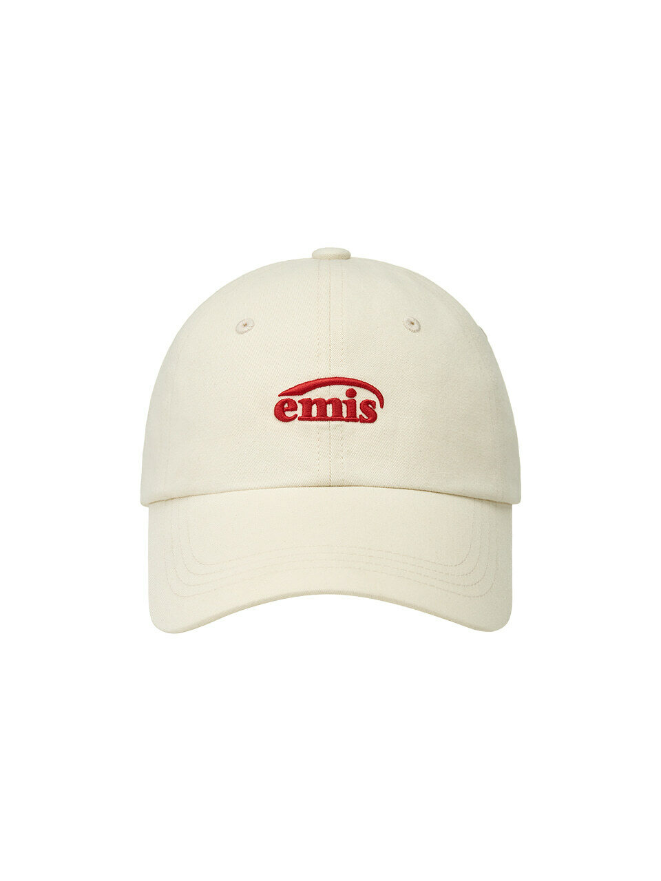SMALL LOGO BALL CAP-CREAM