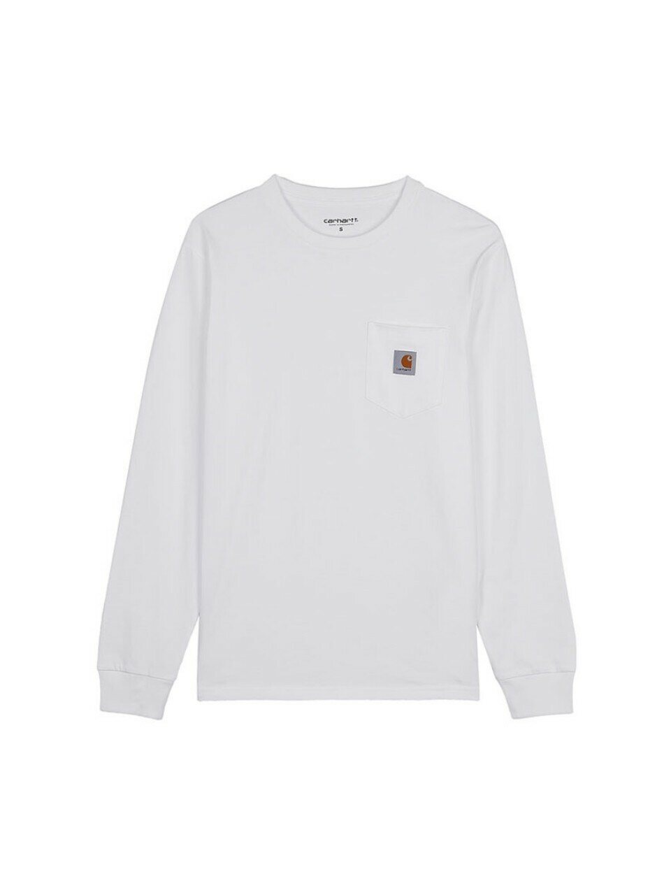 Carhartt WIP SS26 мужской лонгслив с карманом I030437 02XX