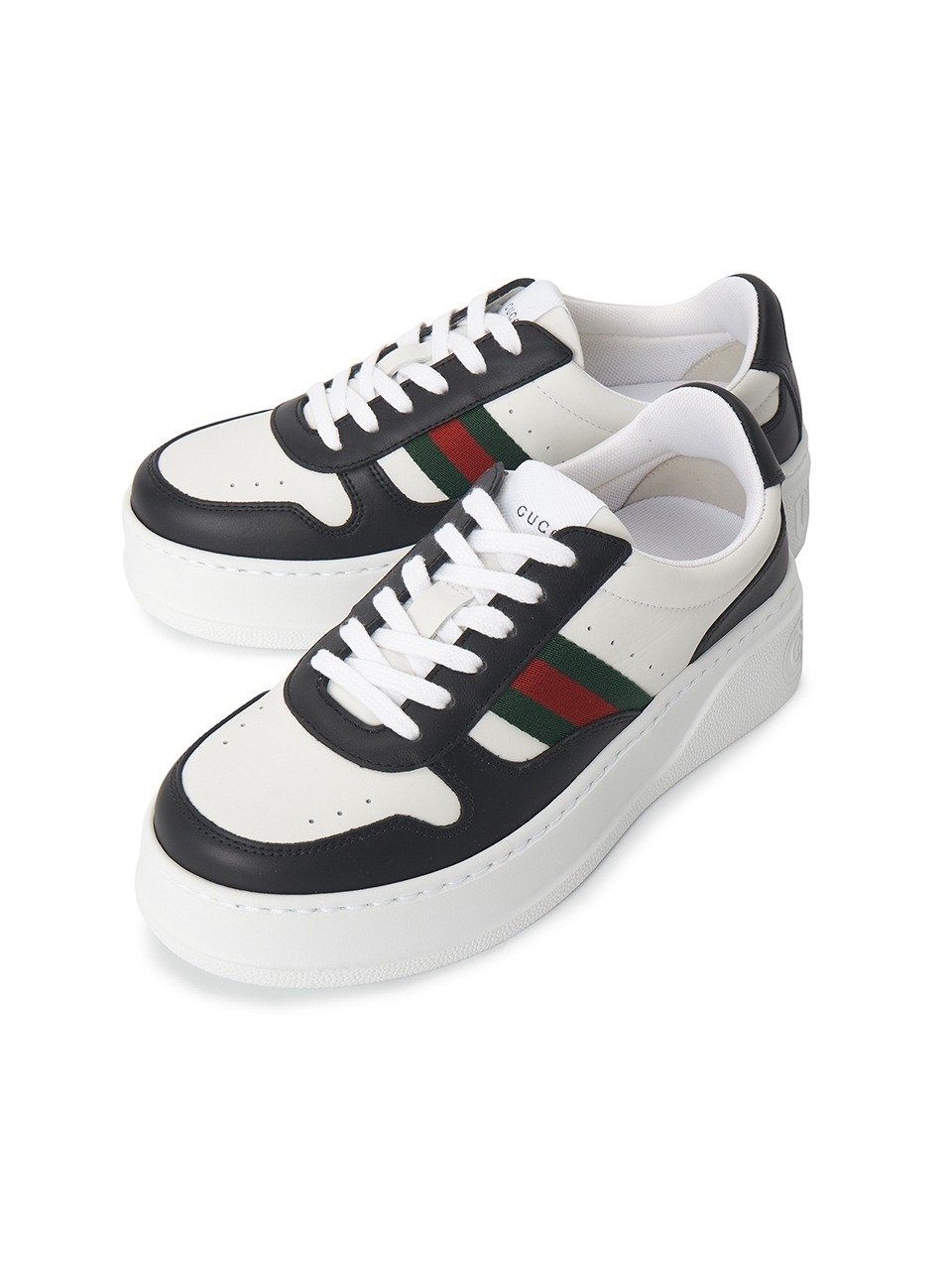 Женские кеды GUCCI с потертостями 848307 AAE0H 1097