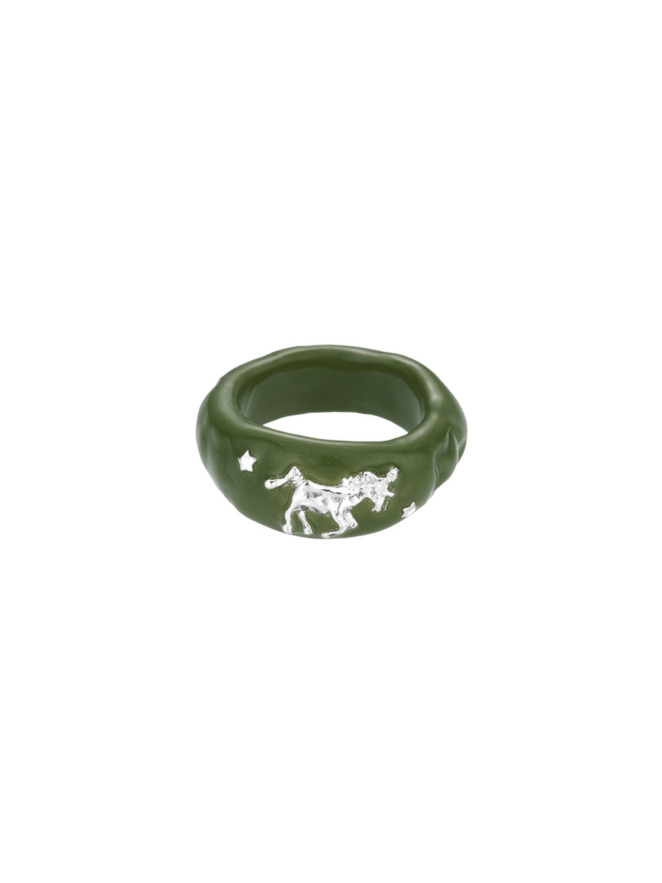 unicorn ring-khaki