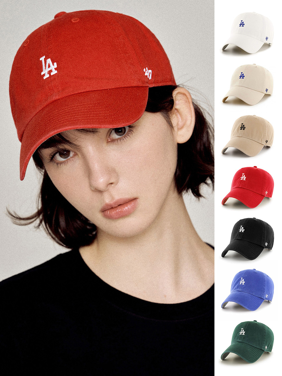 Кепка MLB 47 Brand LA Dodgers с маленьким логотипом