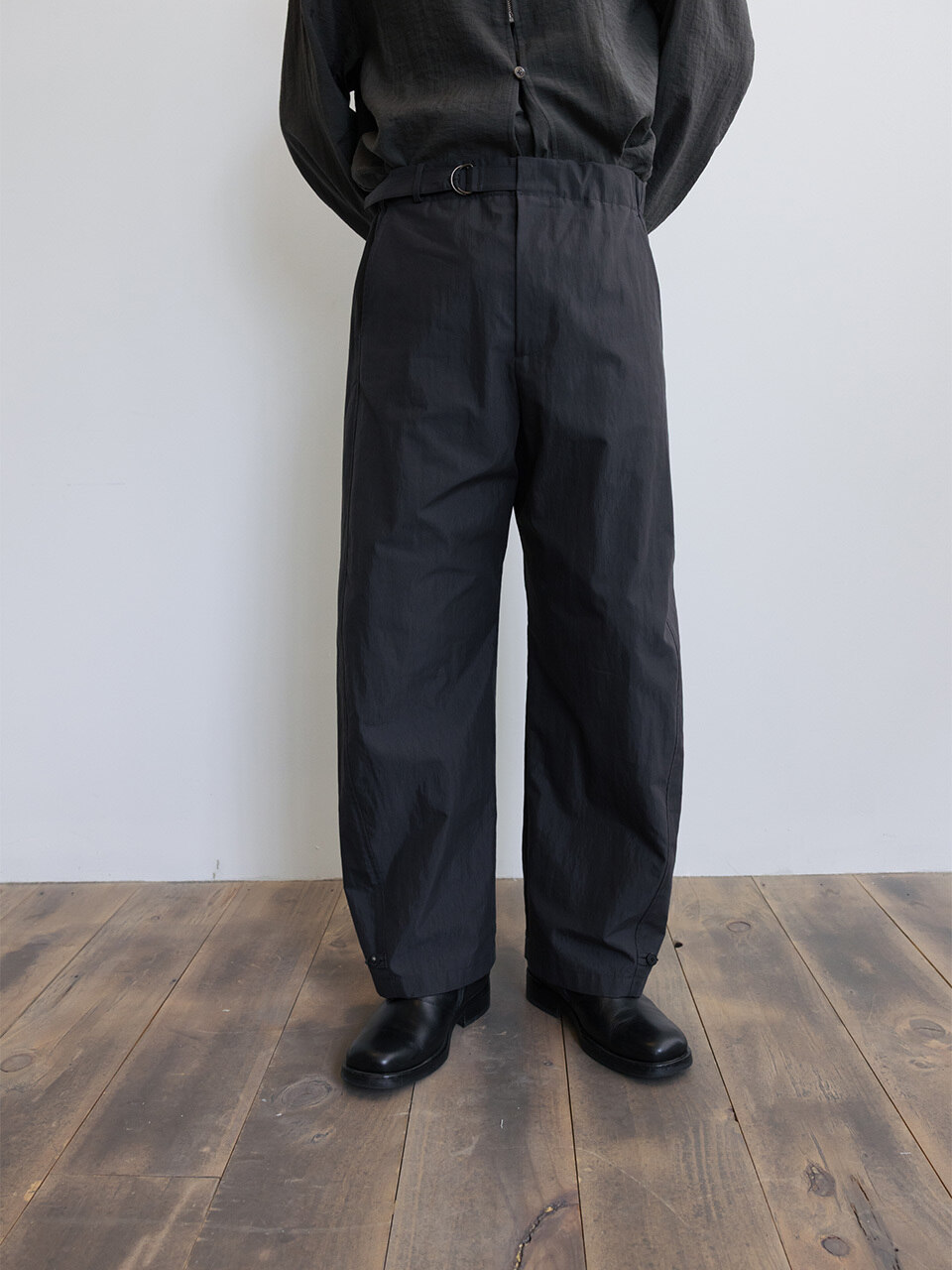 ADJUSTABLE ELASTICIZED PANTS GREY