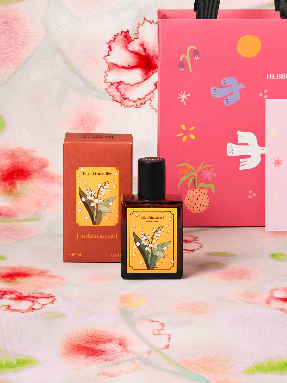 Духи Hebron Perfume Extrait 50 мл, 1 из 7 на выбор (пакет и открытка)