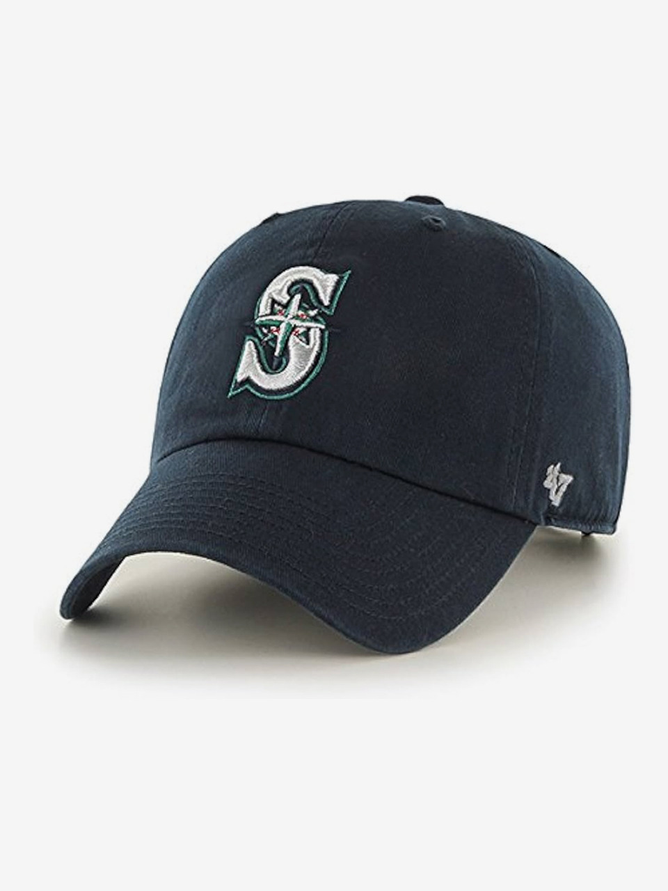 Кепка 47 Brand SEATTLE с большим логотипом, премиум-линейка (Navy)