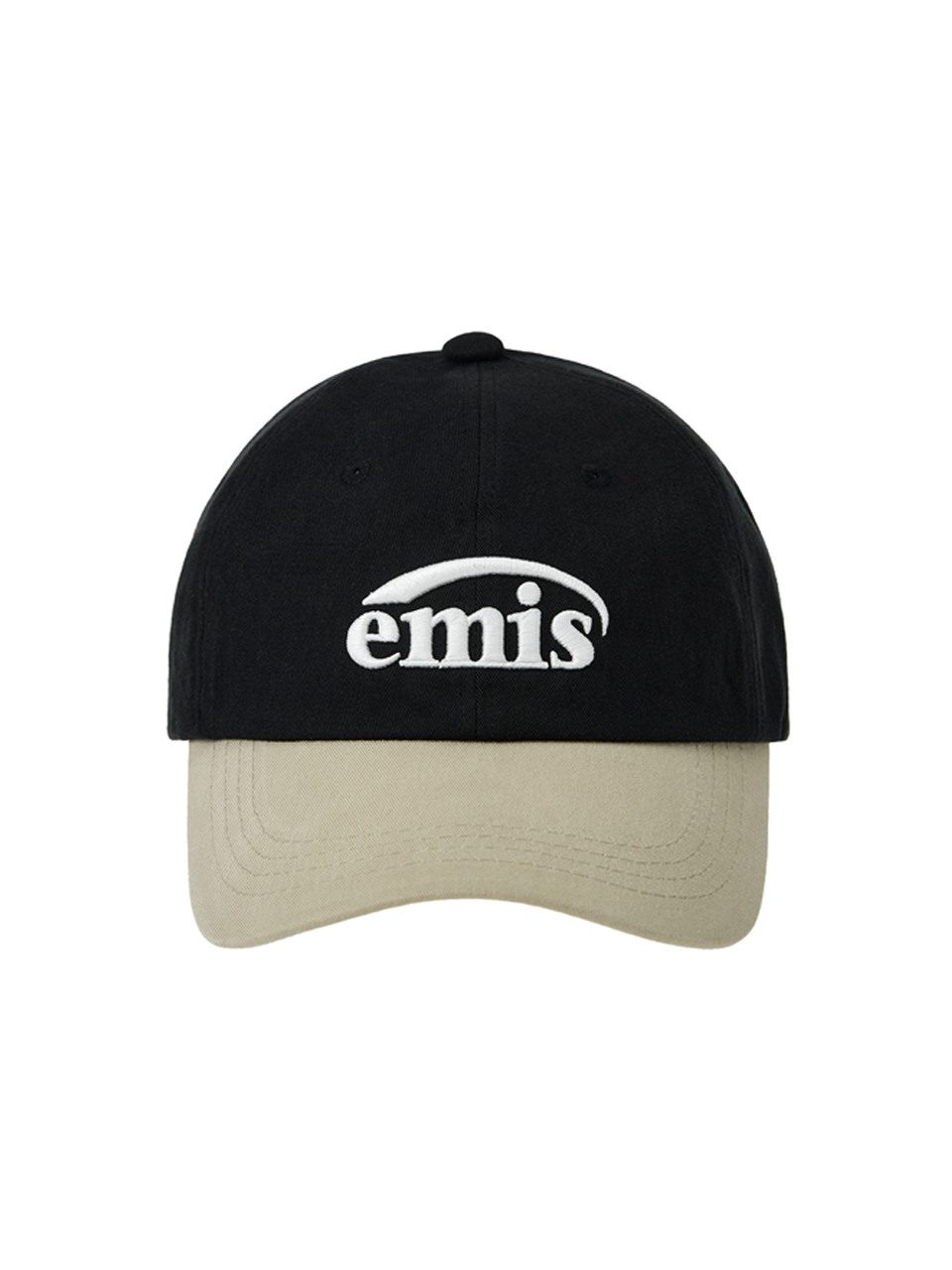 NEW логотип MIX BALL CAP(RENEWAL)-BEIGE/чёрный