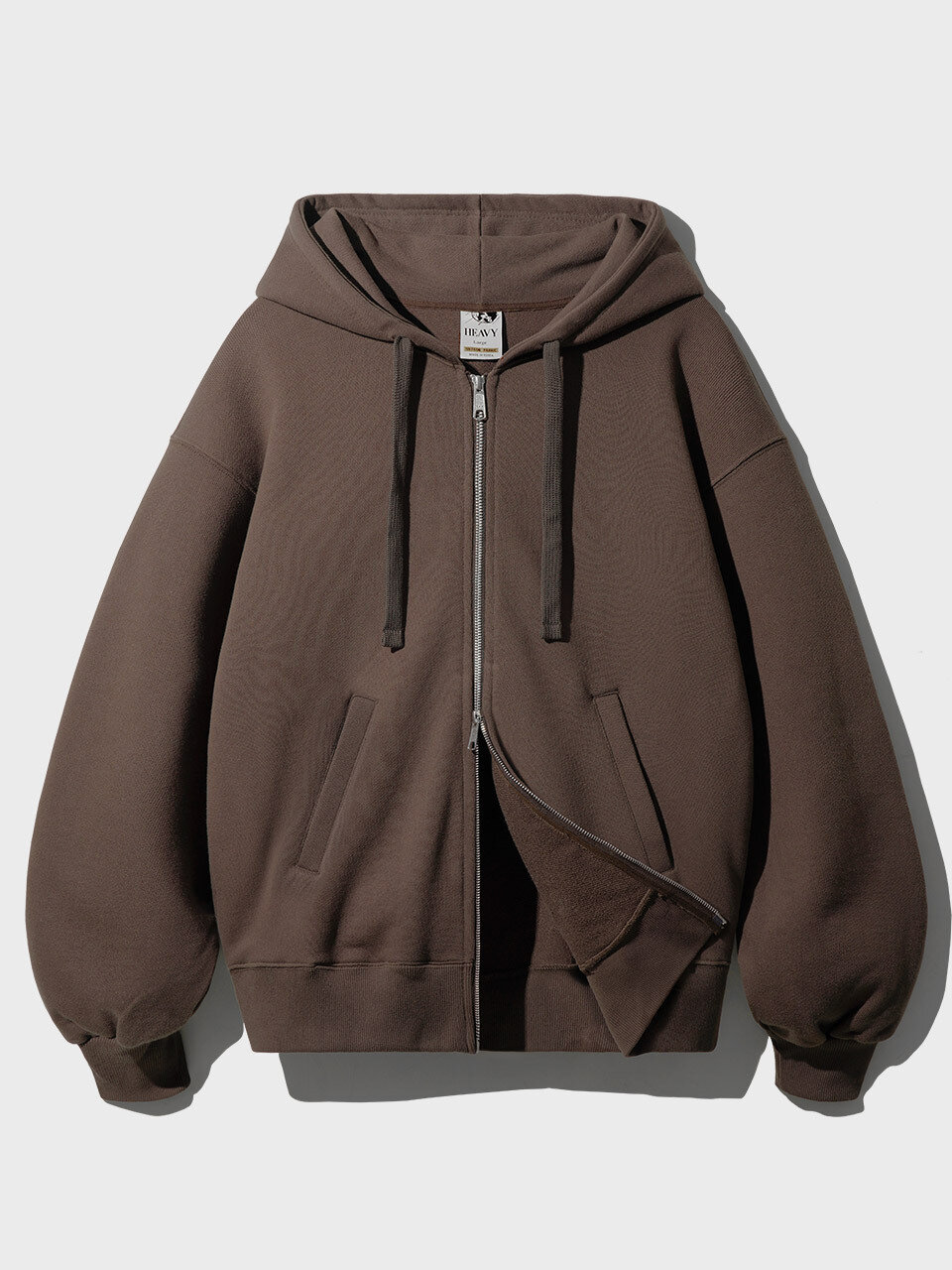 Худи на молнии MTOR Finer Brown YKHD1499