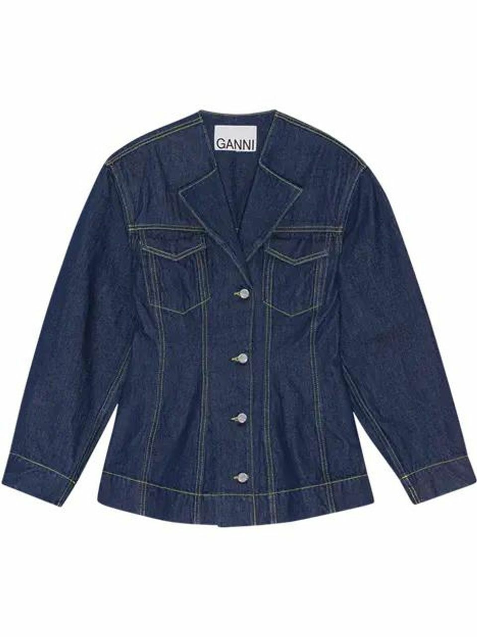 Джинсовая куртка GANNI 23SS J1172077 DOM