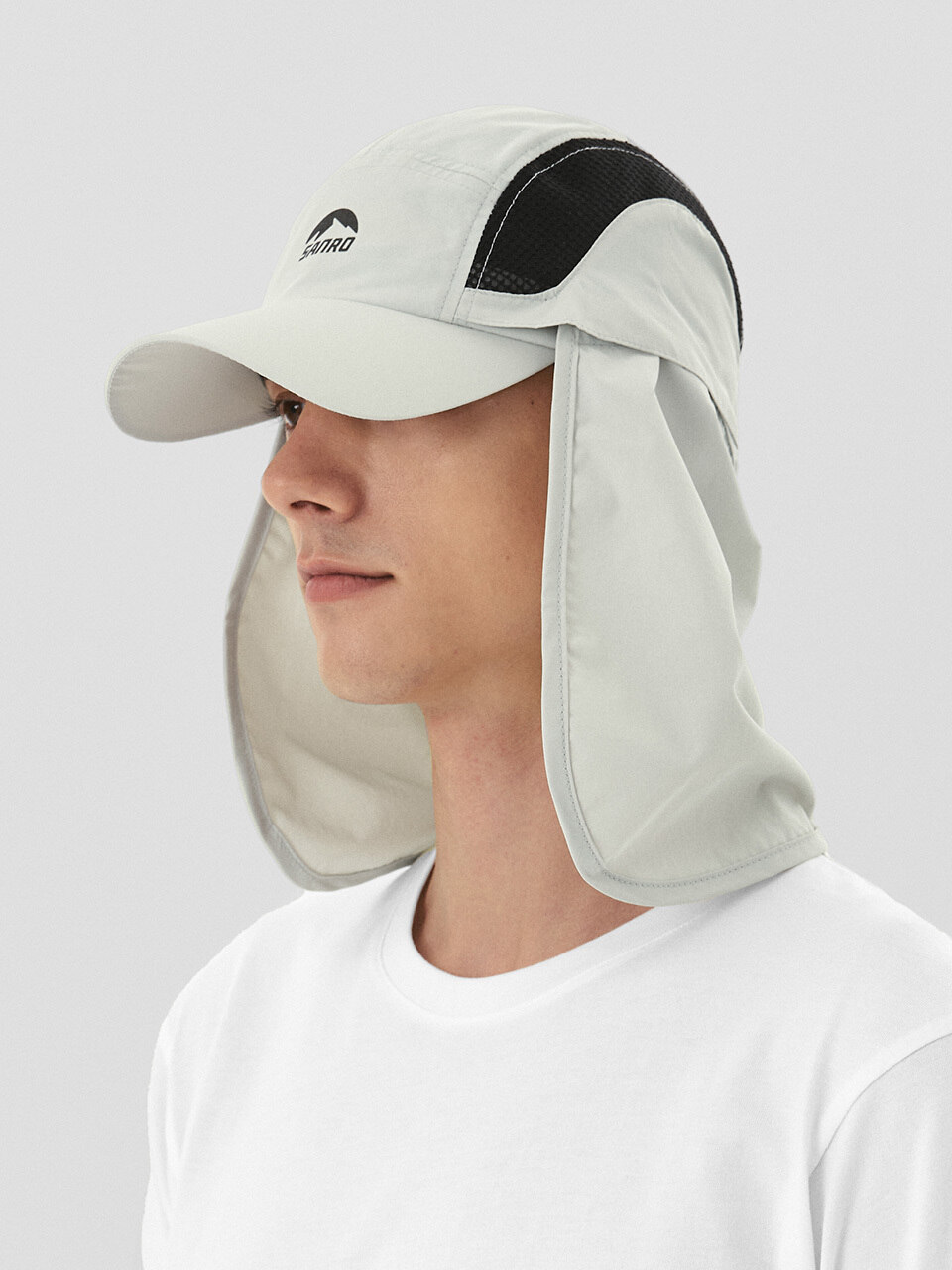 Нейлоновая кепка Sunshade, Light Gray
